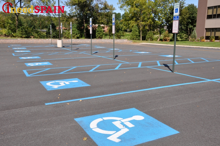 Parking zones in Barcelona